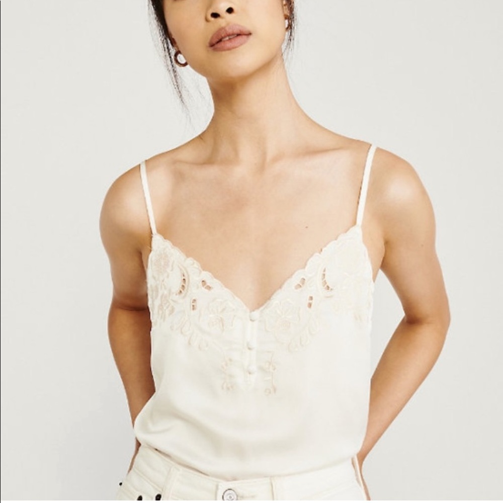 Abercrombie Embroidered Cami